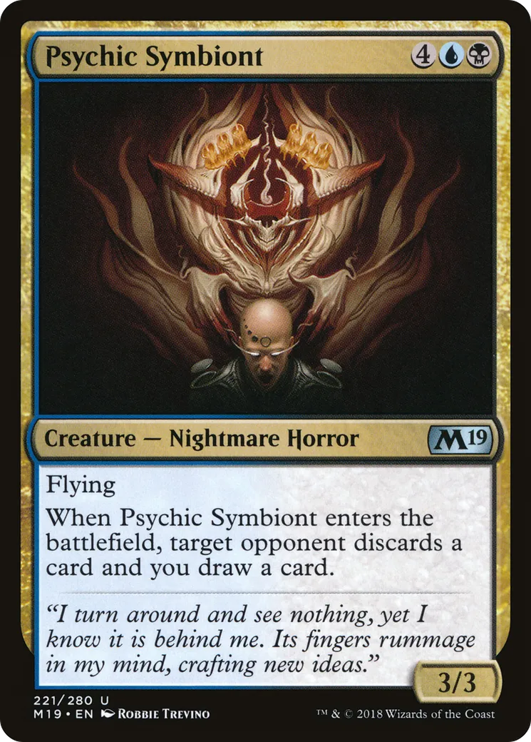 Psychic Symbiont — Core Set 2019 — Magic: The Gathering