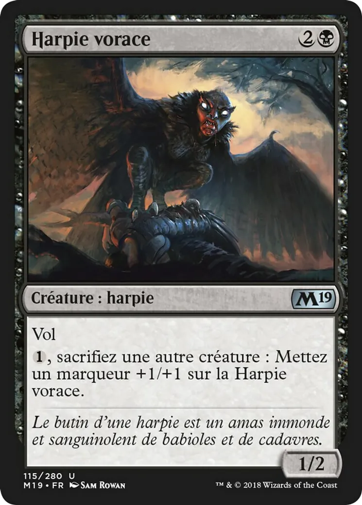 Harpie vorace — Core Set 2019 — Magic: The Gathering