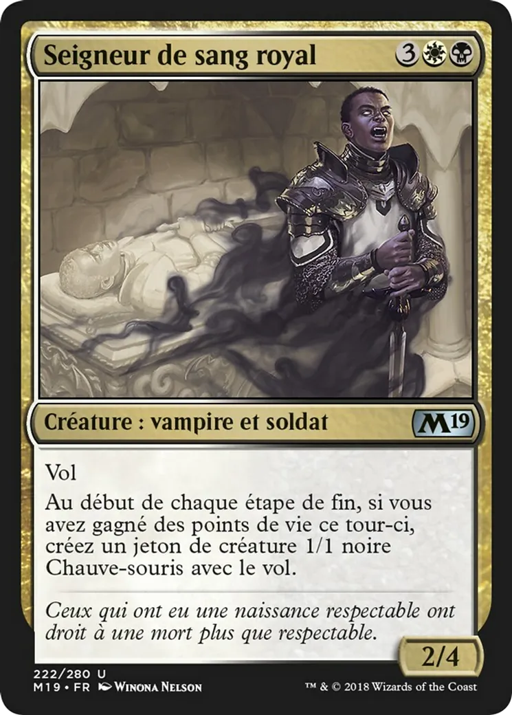Seigneur de sang royal — Core Set 2019 — Magic: The Gathering