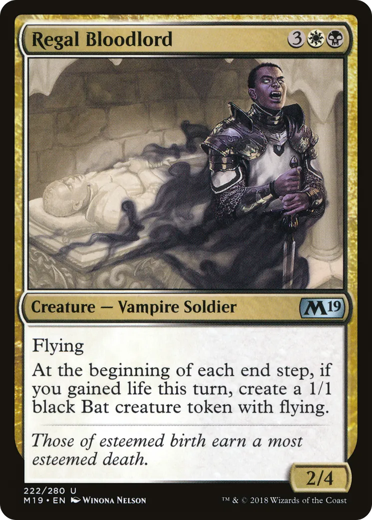 Seigneur de sang royal — Core Set 2019 — Magic: The Gathering