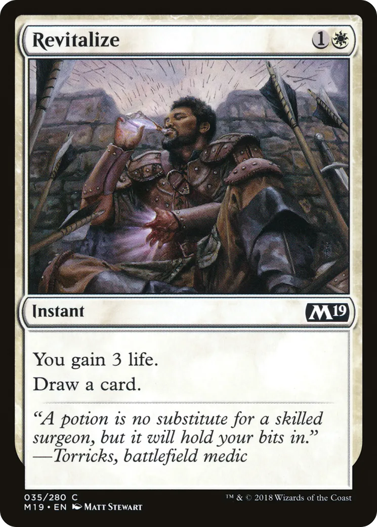Revitalize from Core Set 2019 - Magic: The Gathering
