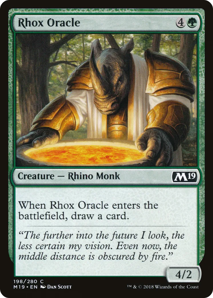 Oracle rhox — Core Set 2019 — Magic: The Gathering