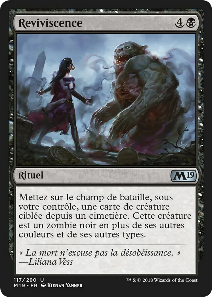 Reviviscence — Core Set 2019 — Magic: The Gathering