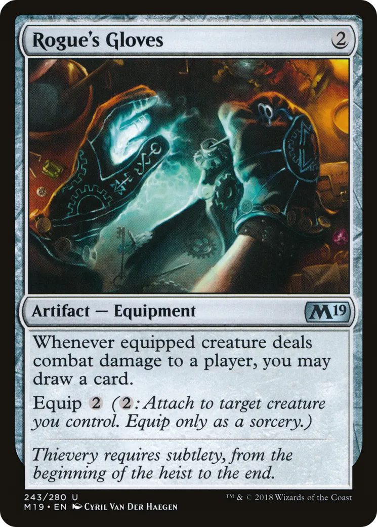 Gants de gredin — Core Set 2019 — Magic: The Gathering