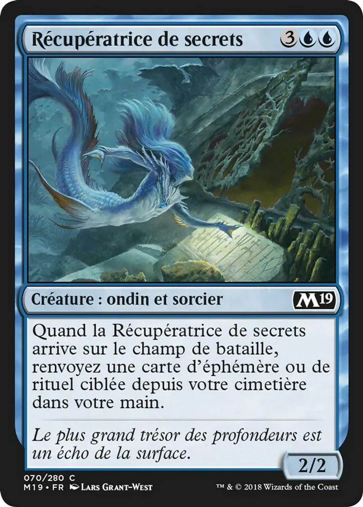 Récupératrice de secrets — Core Set 2019 — Magic: The Gathering