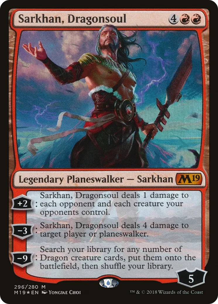 Sarkhan, âme-dragon — Core Set 2019 — Magic: The Gathering