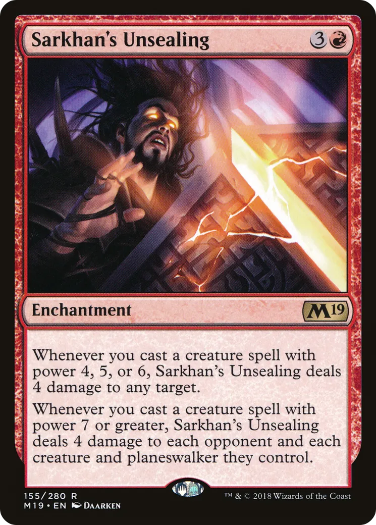 Sarkhan's Unsealing — Core Set 2019 — Magic: The Gathering