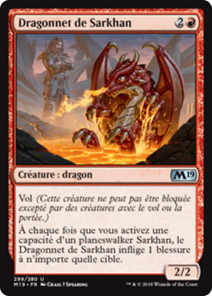Dragonnet de Sarkhan — Core Set 2019 — Magic: The Gathering