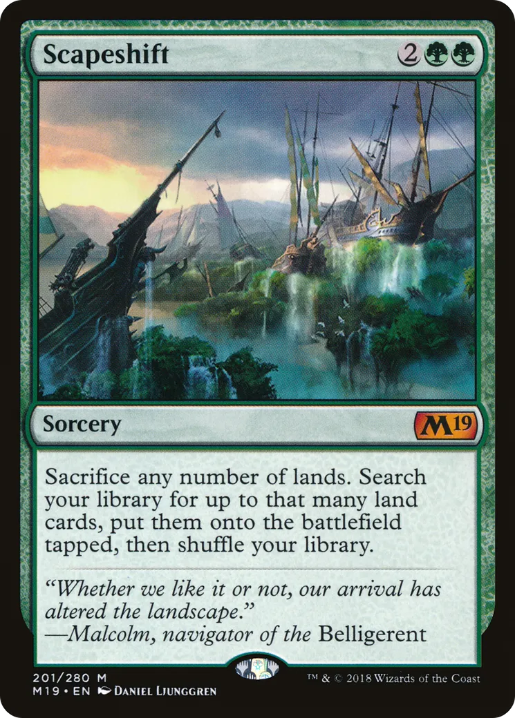 Scapeshift — Core Set 2019 — Magic: The Gathering