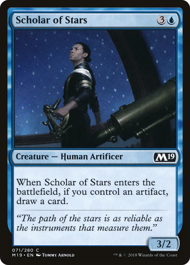 Scholar of Stars — Core Set 2019 — Magic: The Gathering