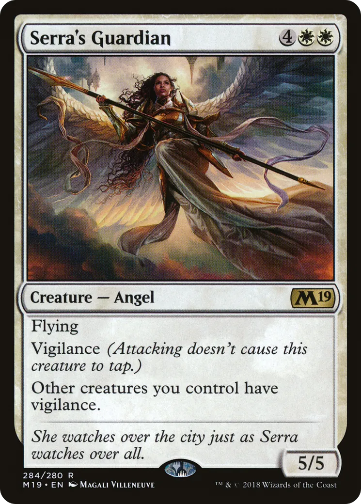 Serra's Guardian — Core Set 2019 — Magic: The Gathering