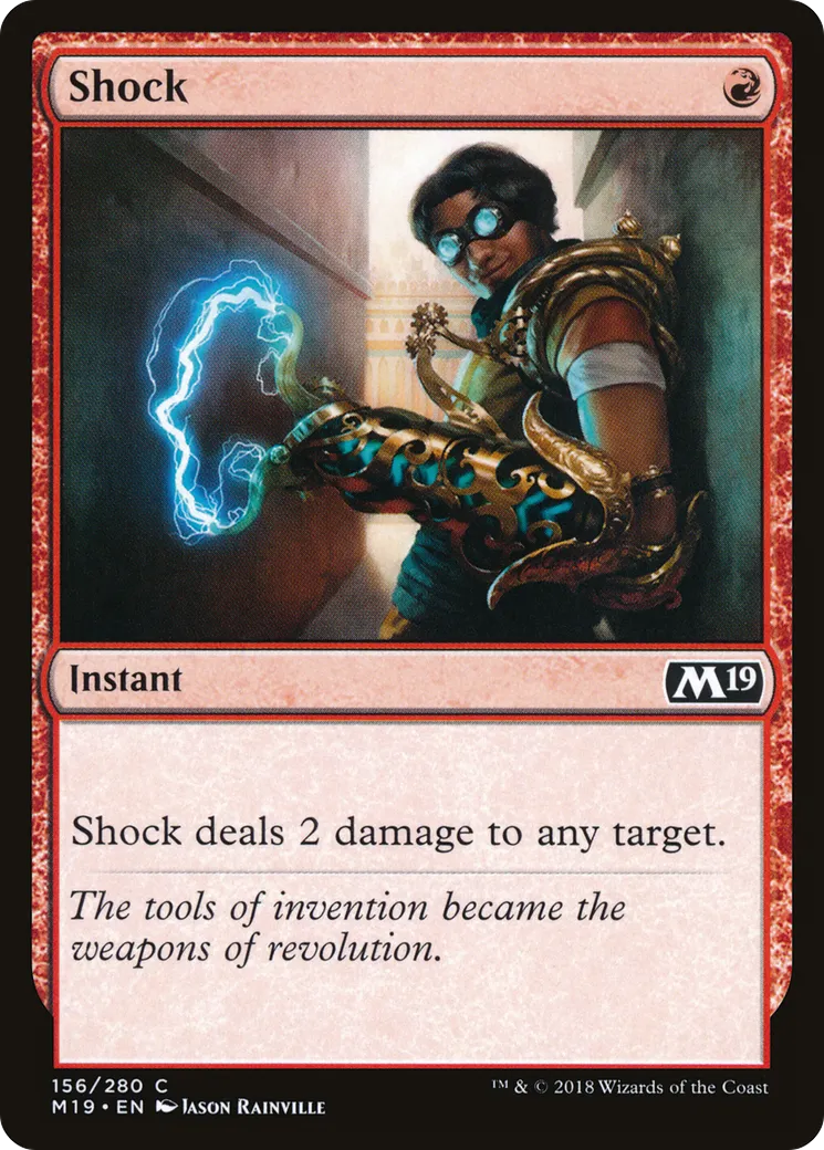 Shock — Core Set 2019 — Magic: The Gathering