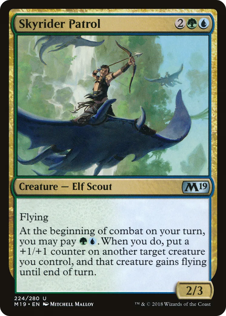 Patrouille de cavaliers célestes — Core Set 2019 — Magic: The Gathering