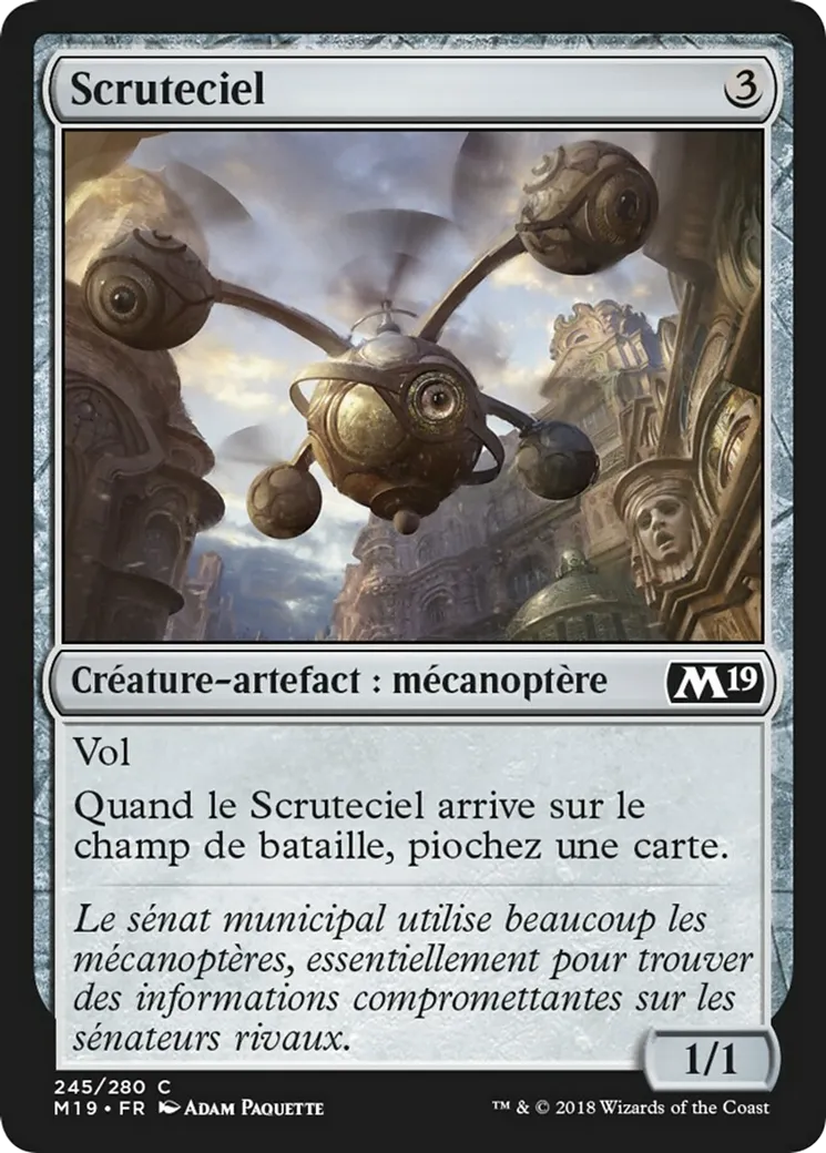 Scruteciel — Core Set 2019 — Magic: The Gathering