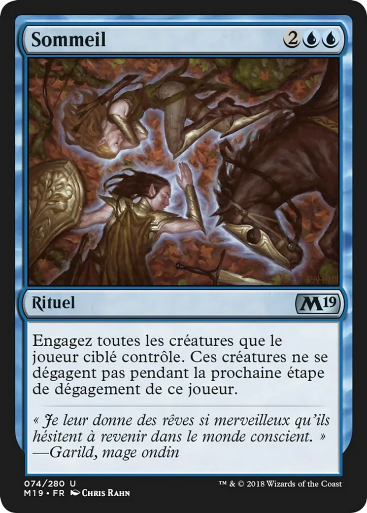 Sommeil — Core Set 2019 — Magic: The Gathering