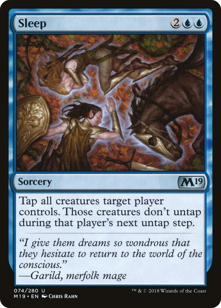 Sommeil — Core Set 2019 — Magic: The Gathering