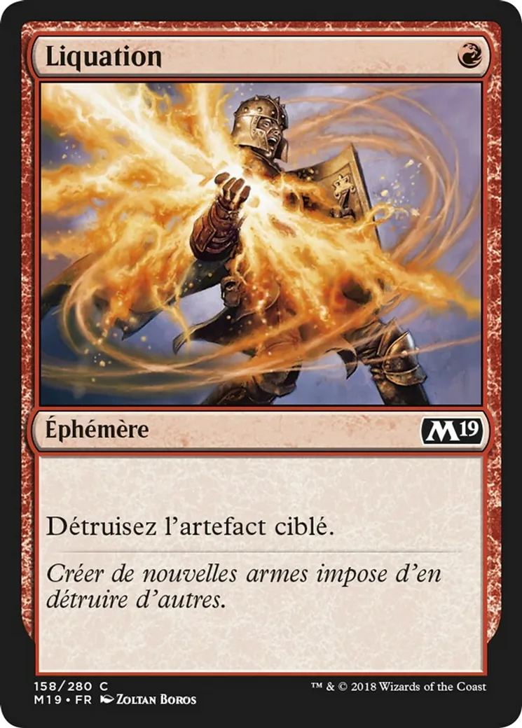 Liquation — Core Set 2019 — Magic: The Gathering