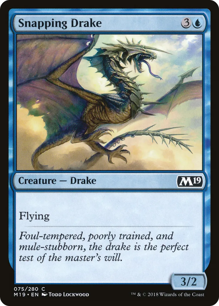 Drakôn happeur — Core Set 2019 — Magic: The Gathering