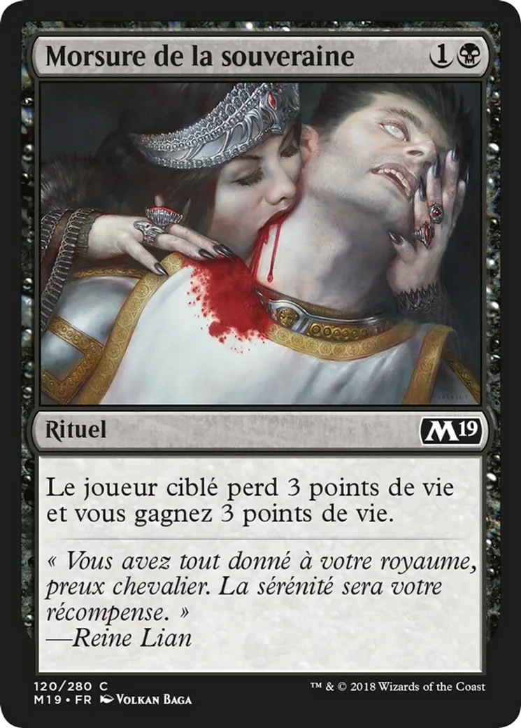 Morsure de la souveraine — Core Set 2019 — Magic: The Gathering
