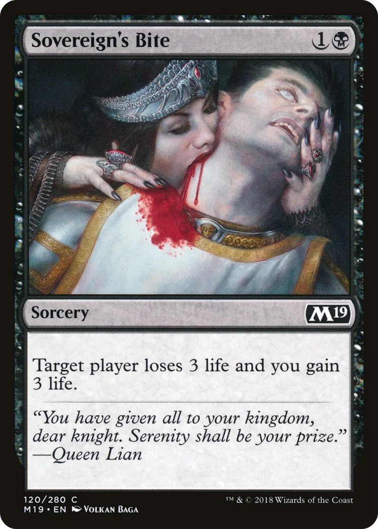 Sovereign's Bite — Core Set 2019 — Magic: The Gathering