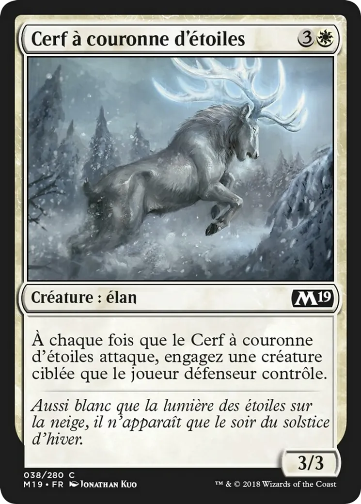 Cerf à couronne d'étoiles — Core Set 2019 — Magic: The Gathering