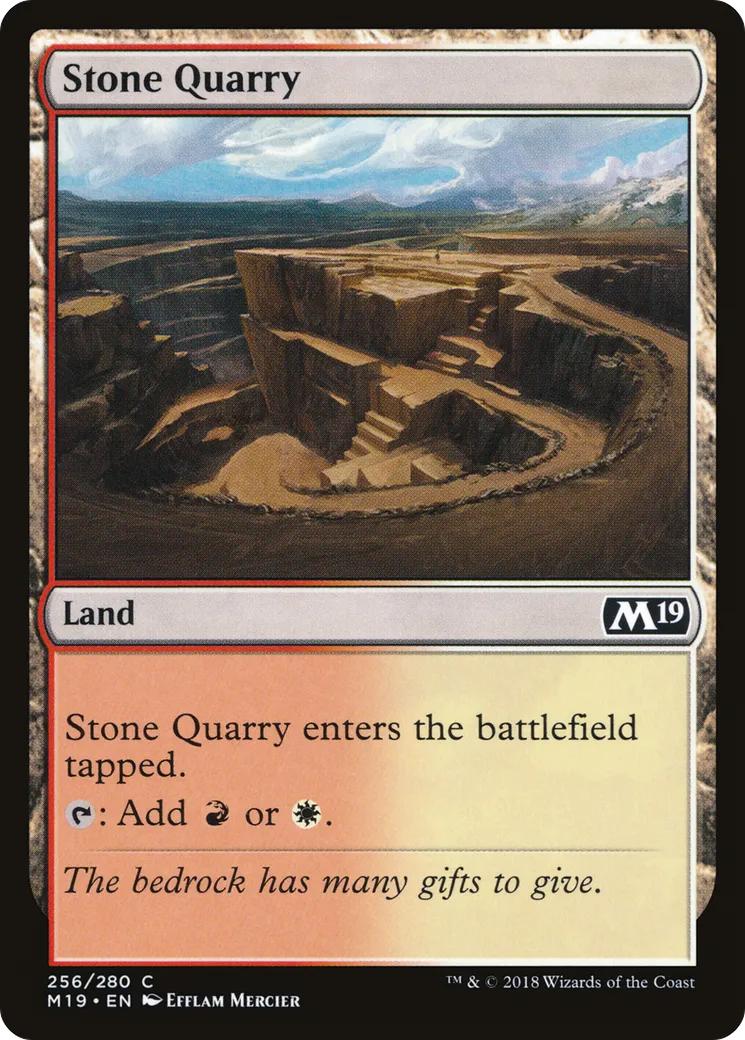 Stone Quarry — Core Set 2019 — Magic: The Gathering