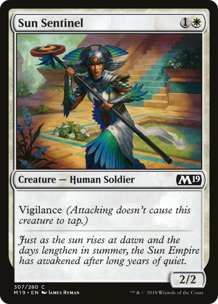 Sun Sentinel — Core Set 2019 — Magic: The Gathering