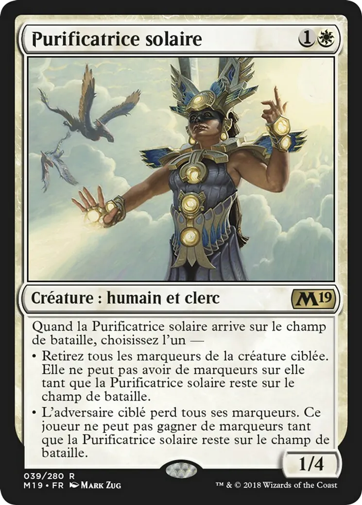 Purificatrice solaire — Core Set 2019 — Magic: The Gathering