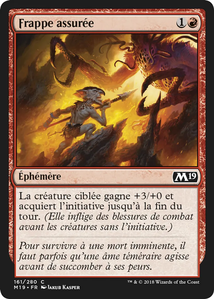 Frappe assurée — Core Set 2019 — Magic: The Gathering
