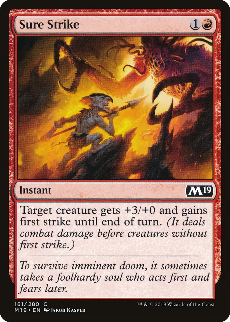 Sure Strike — Core Set 2019 — Magic: The Gathering
