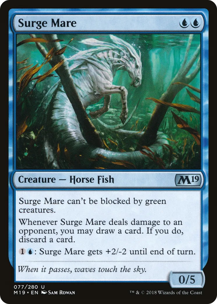 Surge Mare — Core Set 2019 — Magic: The Gathering