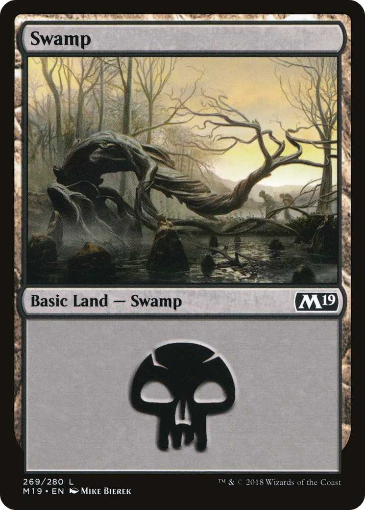 Swamp — Core Set 2019 — Magic: The Gathering