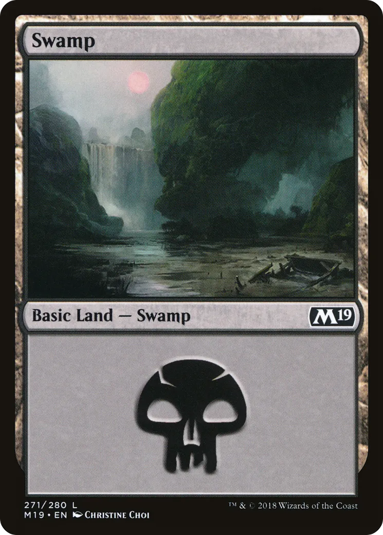 Swamp — Core Set 2019 — Magic: The Gathering