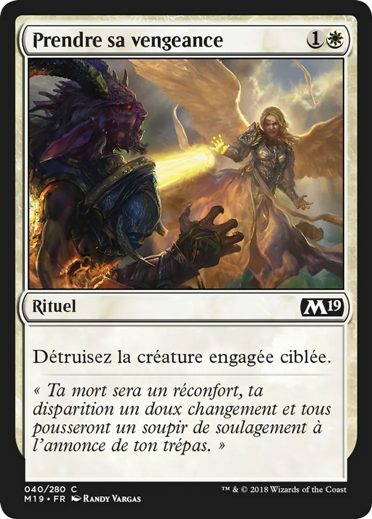 Prendre sa vengeance — Core Set 2019 — Magic: The Gathering