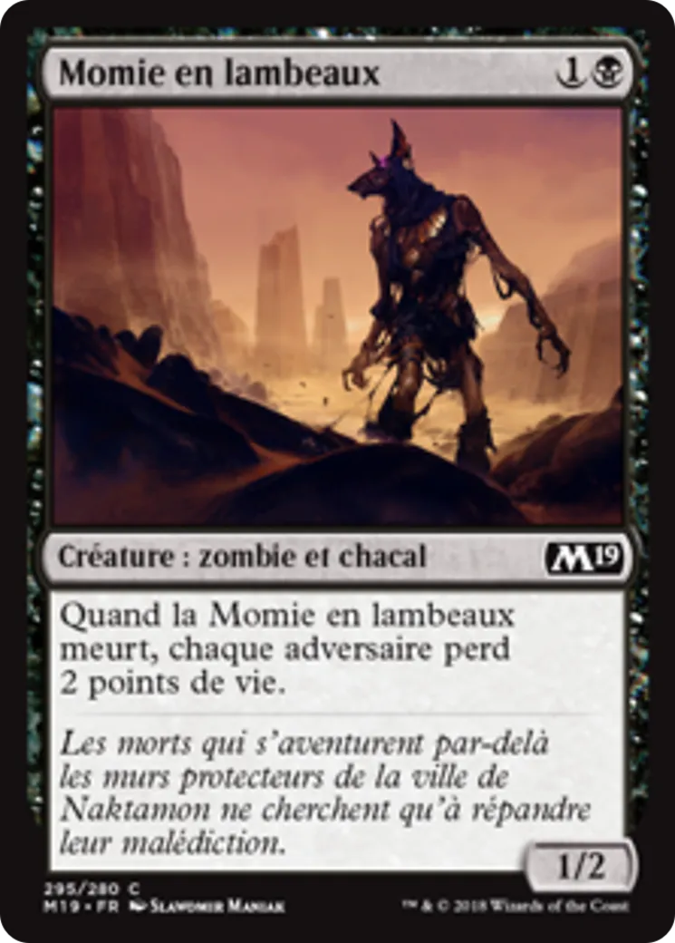 Momie en lambeaux — Core Set 2019 — Magic: The Gathering