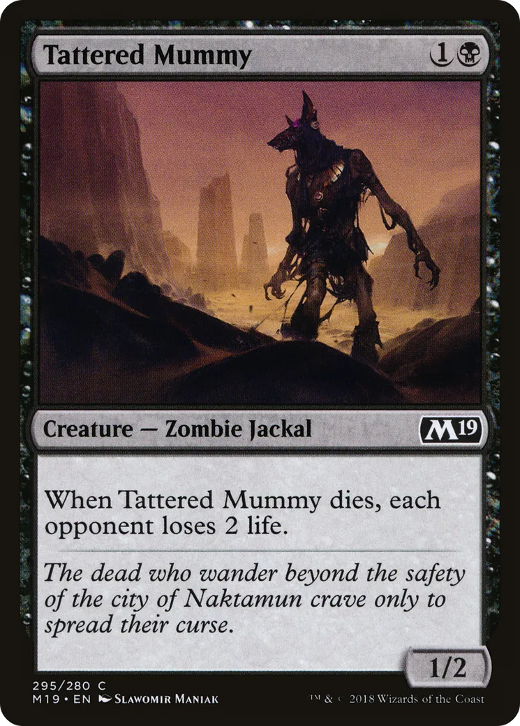 Momie en lambeaux — Core Set 2019 — Magic: The Gathering