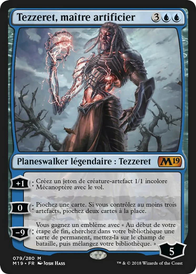 Tezzeret, maître artificier — Core Set 2019 — Magic: The Gathering