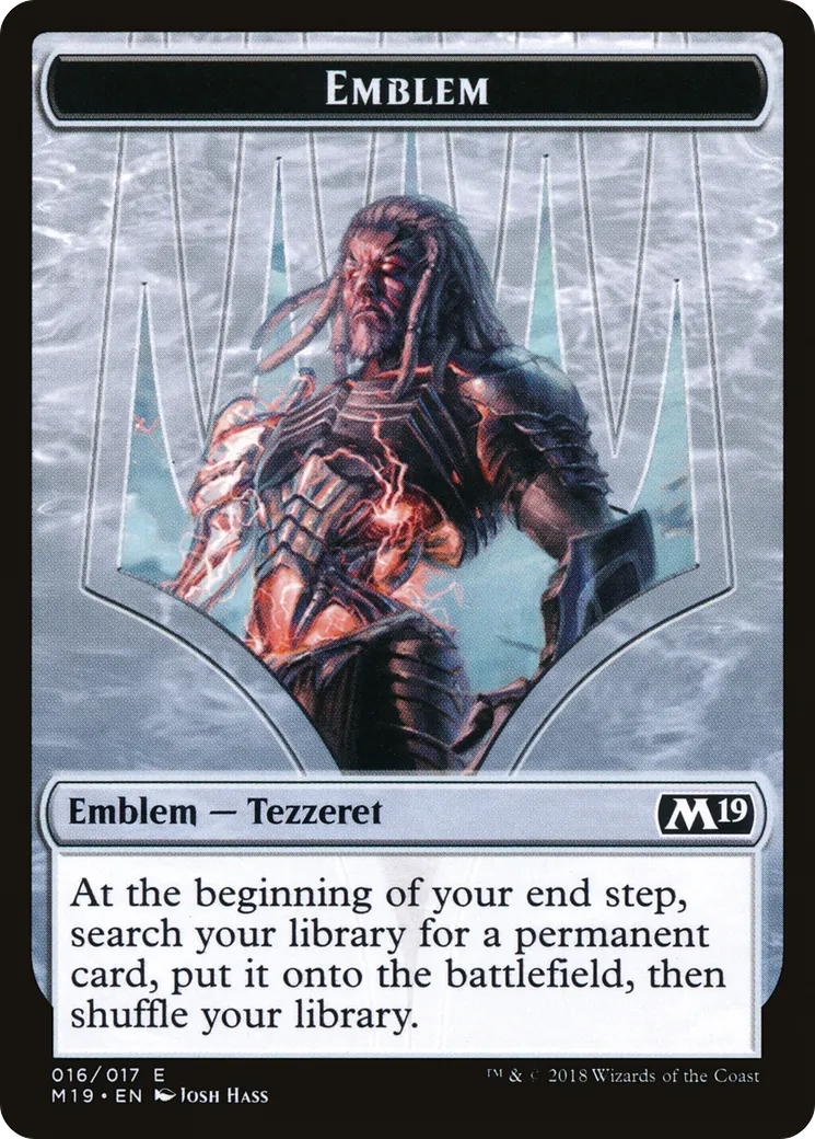 Tezzeret, Artifice Master Emblem — Core Set 2019 — Magic: The Gathering