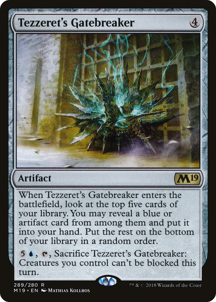 Tezzeret's Gatebreaker from Core Set 2019 - Magic: The Gathering
