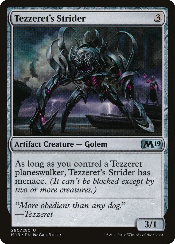 Tezzeret's Strider — Core Set 2019 — Magic: The Gathering