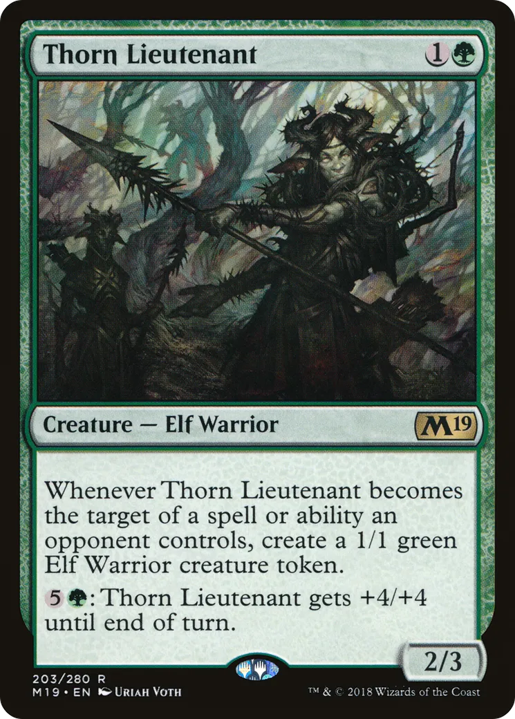 Lieutenant d'épines — Core Set 2019 — Magic: The Gathering