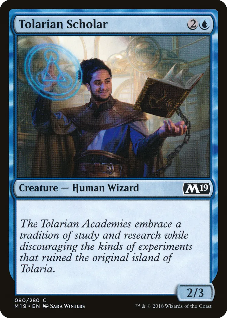 Tolarian Scholar — Core Set 2019 — Magic: The Gathering