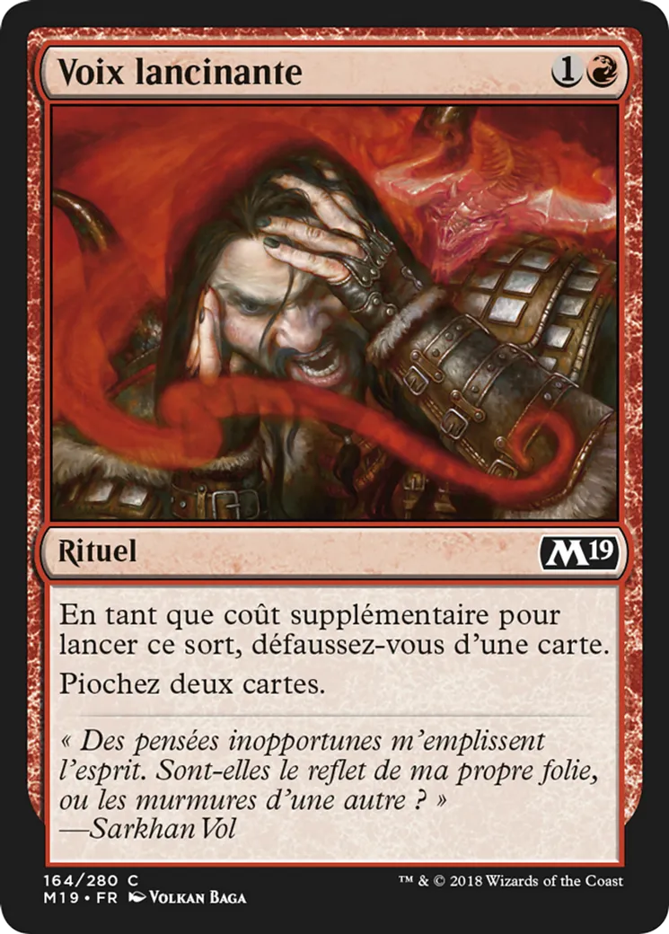 Voix lancinante from Core Set 2019 - Magic: The Gathering