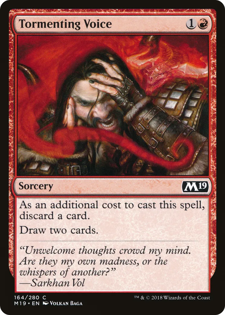 Tormenting Voice — Core Set 2019 — Magic: The Gathering