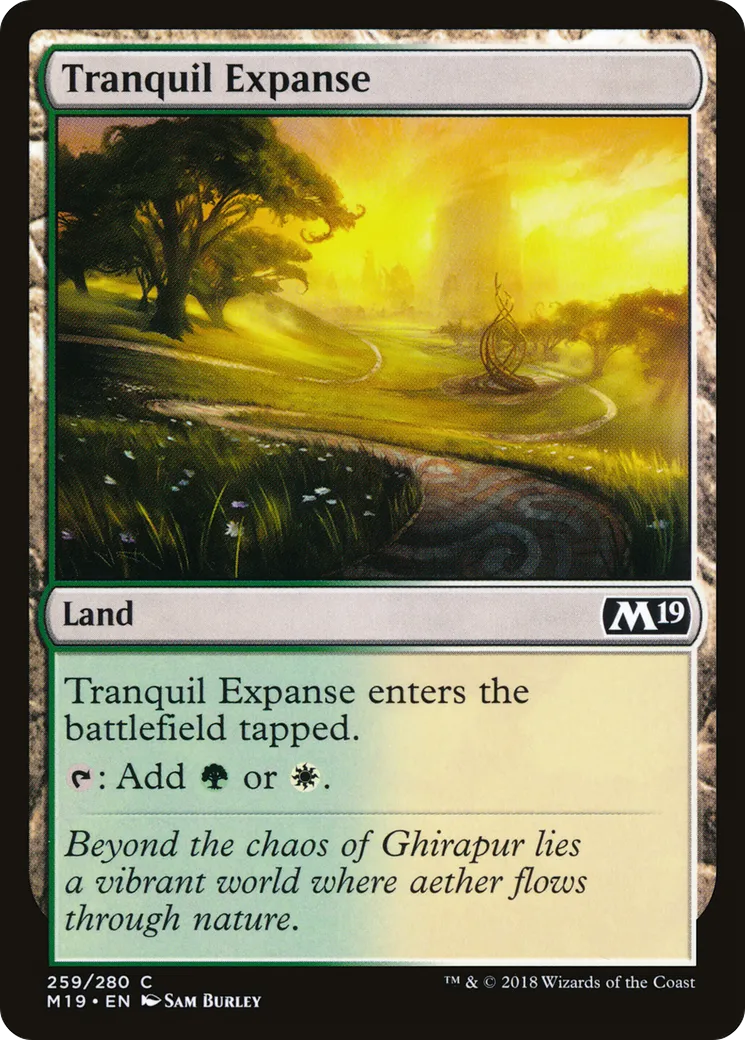 Immensité tranquille — Core Set 2019 — Magic: The Gathering