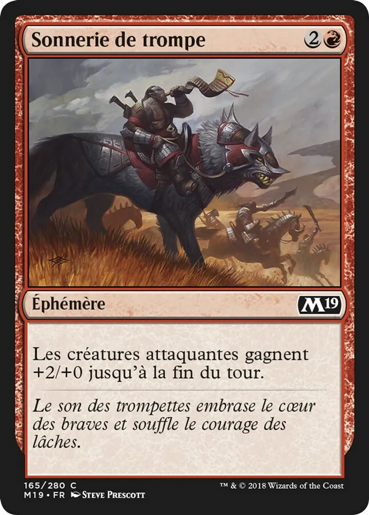Sonnerie de trompe — Core Set 2019 — Magic: The Gathering