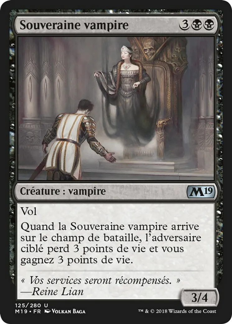 Souveraine vampire — Core Set 2019 — Magic: The Gathering