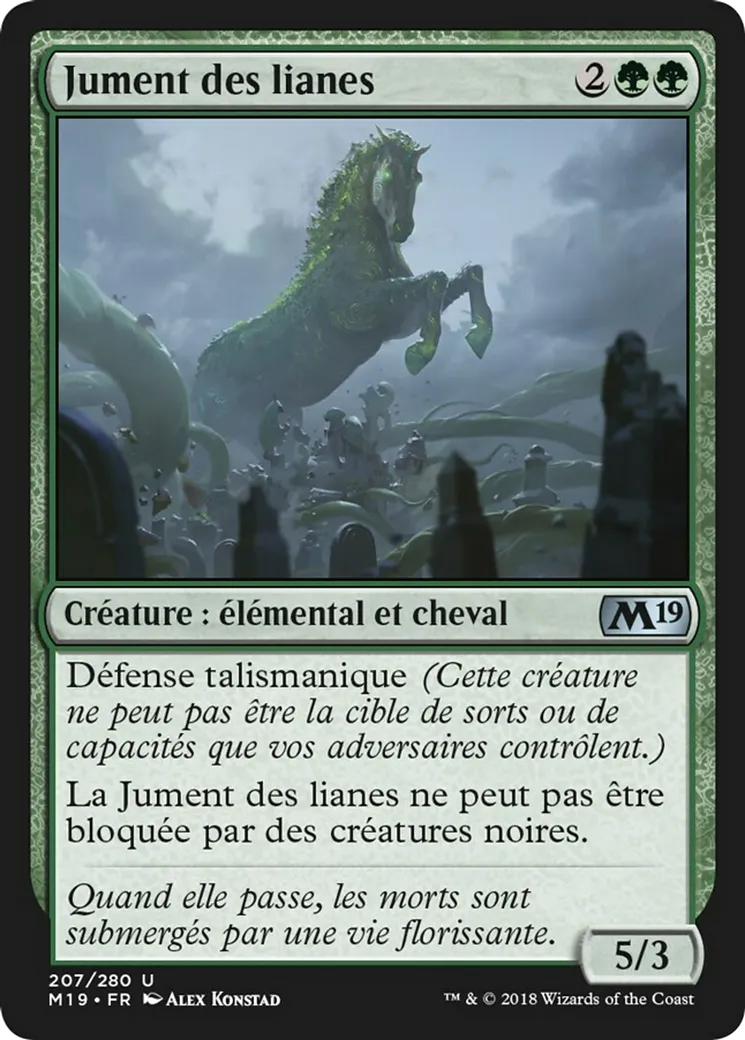 Jument des lianes — Core Set 2019 — Magic: The Gathering