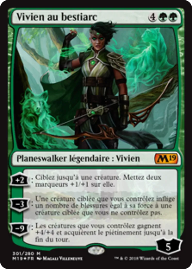 Vivien au bestiarc — Core Set 2019 — Magic: The Gathering