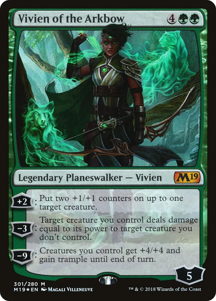 Vivien of the Arkbow — Core Set 2019 — Magic: The Gathering